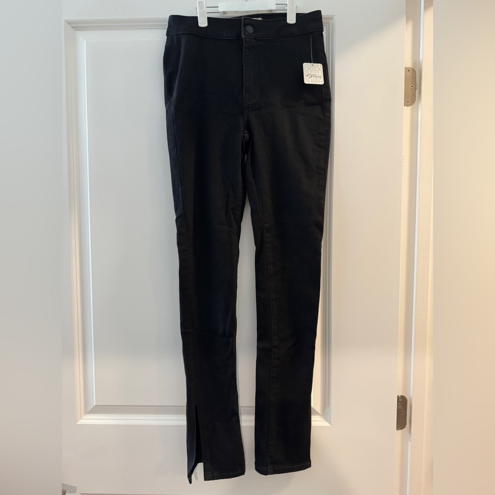 Free People Black Slim-Fit jeggings/Pants